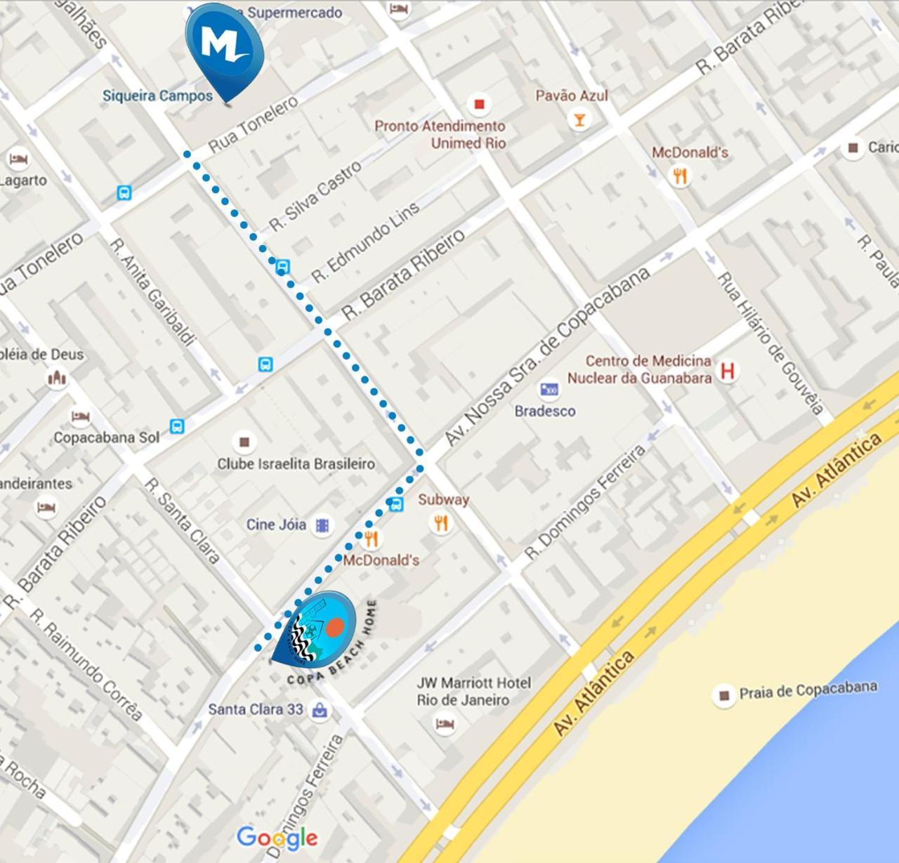 Copa Beach Home - Copacabana Posto 4 Quadra Da Praia Rio de Janeiro Exterior photo